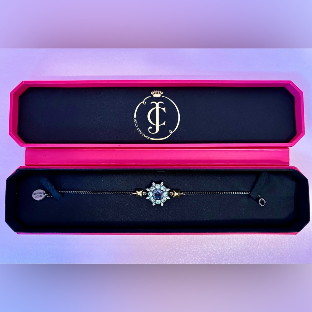 Juice Couture Blue Kaleidoscope Crystal Bracelet